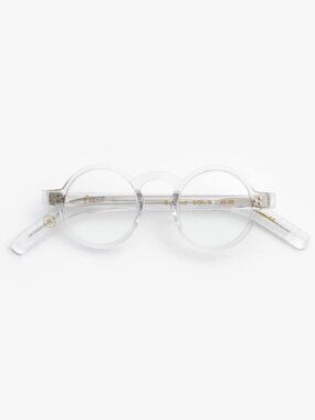 Lesca Lunetier Sigmund Freud Glasses Optical in Crystal